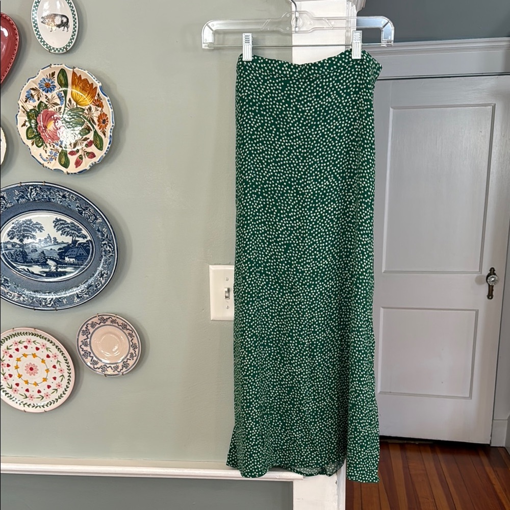 Reformation midi skirt